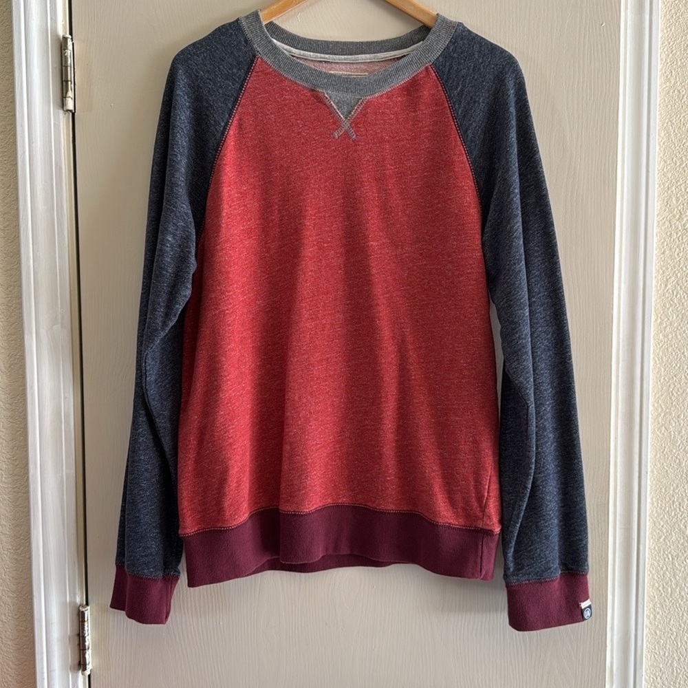 UnionBay Men’s 100% Cotton Color block Crewneck Sweater Sz Large